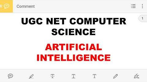 AI | UGC NET computer science question
