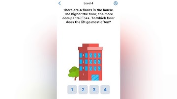 There are 4 floors in the house. | easy game | level 4