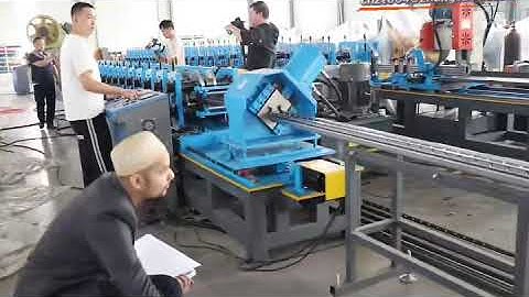 Shelf System Upright Roll Forming Making 【Machine】