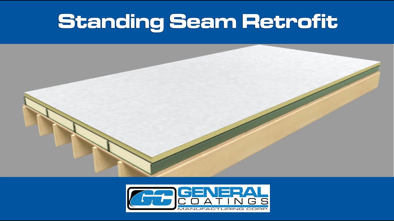 Spray-Foam Roof Detail - Standing Seam Retrofit - YouTube