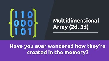 Data Structure - Multidimensional Array - Basics