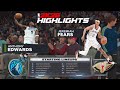 Anthony Edwards THOUGHT he was in a DUNK CONTEST &amp; Jeremiah Fears had ROTY performance #2k