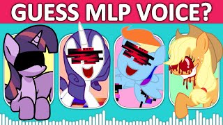 FNF Guess My Little Pony Character by Their Voice | Rainbow Dash, Pinkie Pie, Apple Eyes, Fluttershy