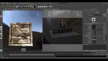 Autodesk Maya - Scene Setup -  Crates