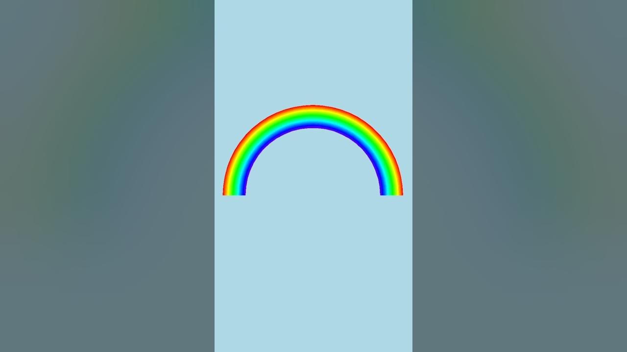 Rainbow in Python Turtle Graphics π - YouTube