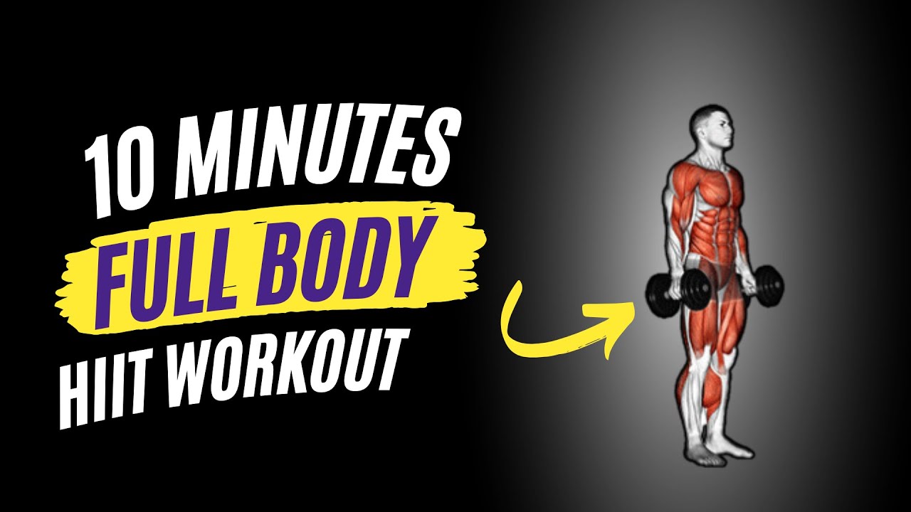 10-Minute HIIT Workout at Home | HIIT Workout for Beginners - YouTube
