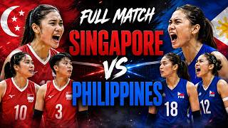 🔴 SINGAPORE vs PHILIPPINES | Strategic Plays Challenge Powerful Spikes of Alas Pilipinas