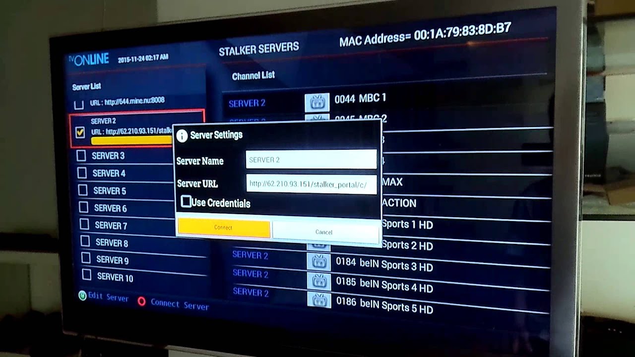 What type of media can be live streamed through MBC1?