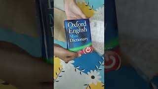 unboxing Oxford mini english dictionary 90,000 words