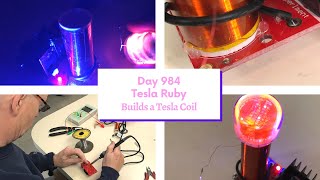 Celebrity Day 984 Tesla Ruby Builds a Tesla Coil Net Worth