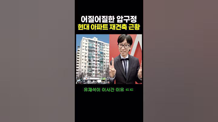 어질어질한 압구정 ‘현대 아파트’ 재건축 근황.. ㄷㄷ