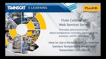 How to Use a Portable Bath to Improve Calibration of Sanitary RTD