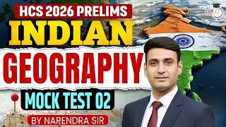 HCS Prelims 2026 | Geography Mock Test 02 For HCS 2026 Prelims | BY Narendra Sir | Haryana StudyIQ screenshot 4