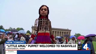 'Little Amal' puppet welcomed to Nashville