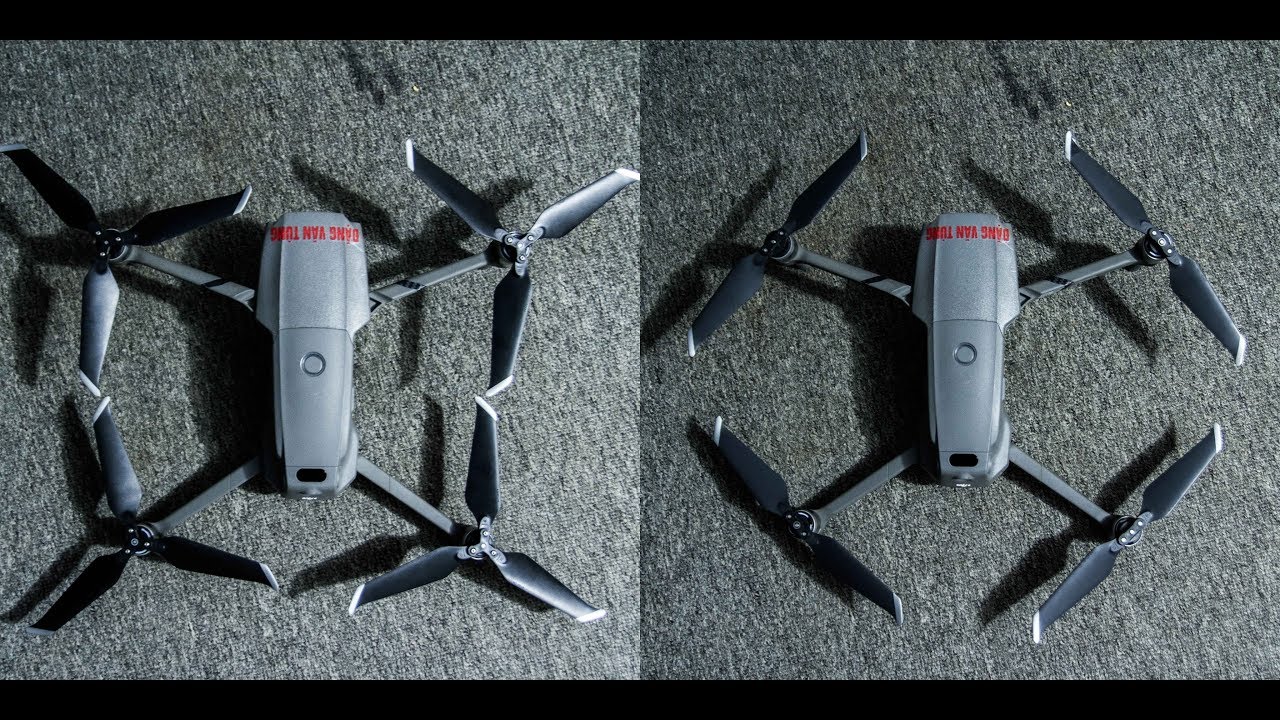 thử cánh 3 lá cho dji mavic 2 - thời gian hover trong nhà kết quả bất ngờ - YouTube