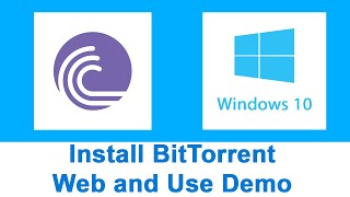 Install BitTorrent Web and Use   Windows 10 Demo screenshot 2