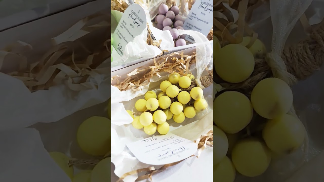 Handcrafted hand soap. 