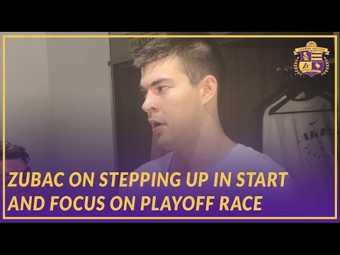 Lakers Post Game: Zubac Talks About Stepping up in Start An the Playoff Race in the West