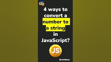 Convert Number to String in JavaScript. | JavaScript Interview questions #shorts  #javascript