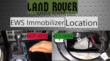 Range Rover L322 EWS Immobilizer Location | Anti Theft | Security Module| Removal
