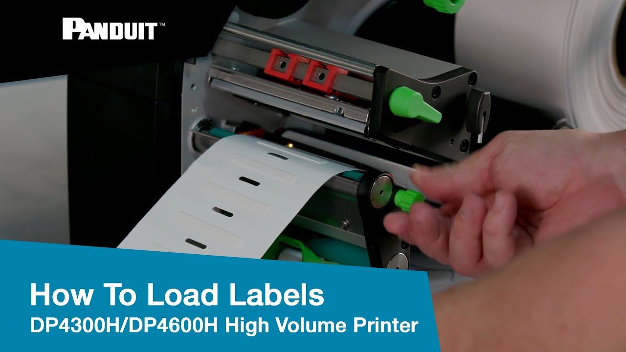 How To Load Labels – DP4300H/DP4600H High Volume Printer - YouTube