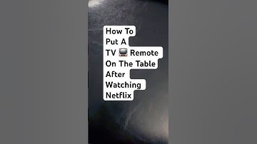 How To Put A Tv 📺 Remote On The Table After Watching Netflix | How To Put Remote Away #how #shorts