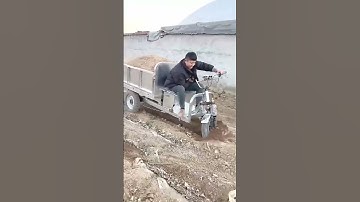 Transporting dirt - good tools and machinery can improve work efficiency