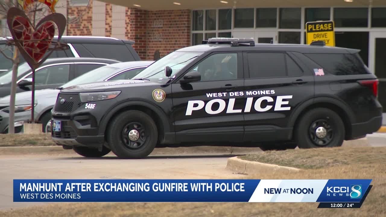 Manhunt underway for armed suspect in West Des Moines - YouTube