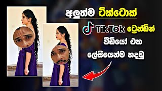 Mage kathawe panai oya tik tok trending video editing capcut | Capcut tutorial sinhala | Tech s geek screenshot 5