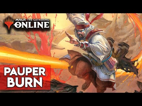 Nikachu MTG - Pauper Burn UPGRADED with Skewer the Critics! #mtgo #pauper  VIDEO