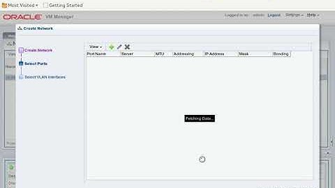 Oracle VM : Add Network