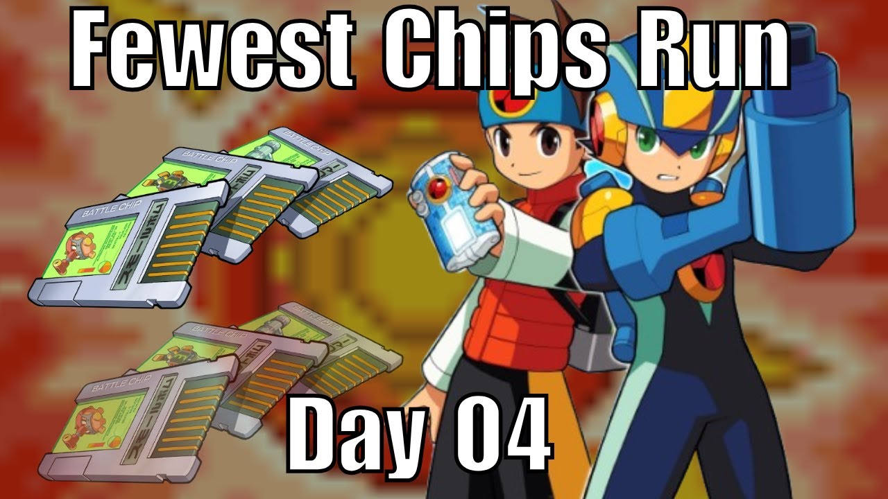 SearchMan vs. ThunderMan - MMBN4 with the LEAST Battlechips Possible