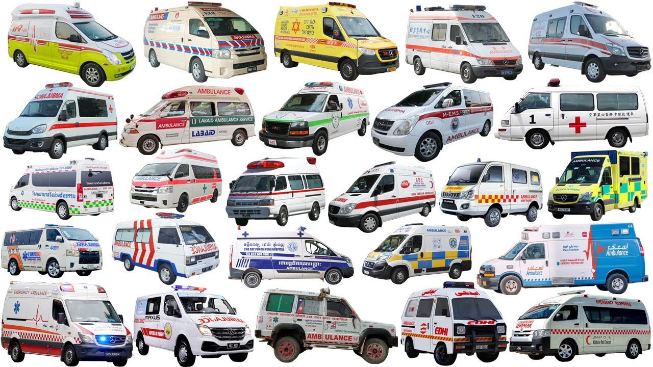 Ambulance Collection - Ambulance Vehicles Across Asian Countries | India, Thailand, Japan, Korea