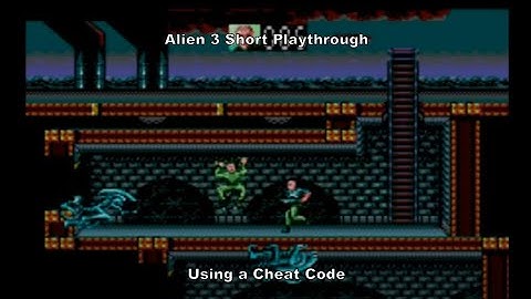 Alien 3 Short playthrough using a Master System Cheat Code :D #MasterSystem #Sega #Gaming #Retro