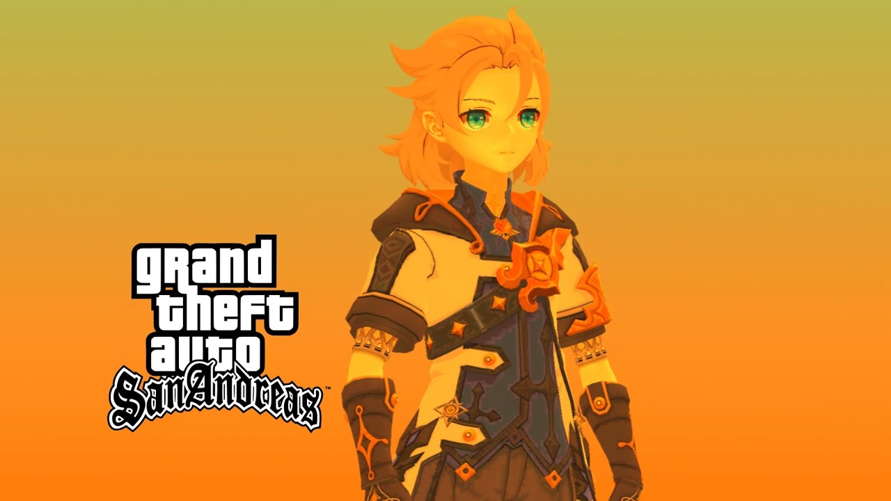 GTA SA - Albedo from Genshin Impact | Skins Mods PC/Android - YouTube