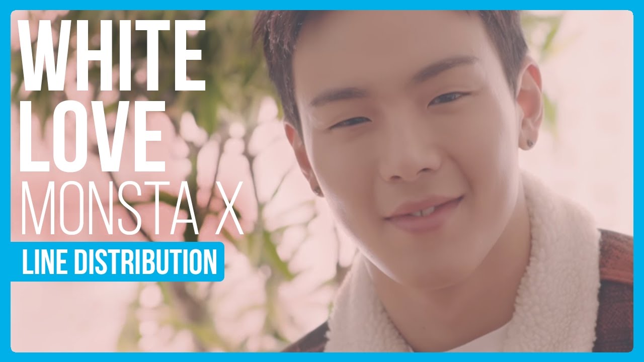 Monsta X White Love Line Distribution (Color Coded) YouTube