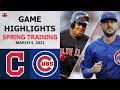 Cleveland Indians vs. Chicago Cubs Highlights | March 5, 2021 (Spring Training)
