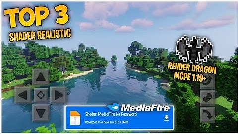 TOP 3 SHADER RENDER DRAGON REALISTIC MCPE 1.19.30 MIRIP RTX/JAVA SUPPORT LOW END DEVICE 1 GB RAM