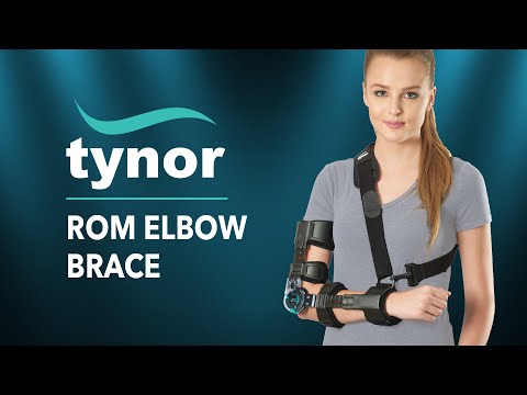 Tynor ROM ELBOW BRACE (E46) for immobilization of elbow and upper limb  fractures. 