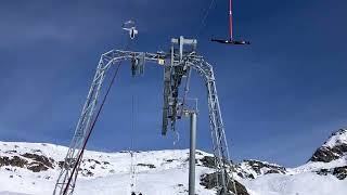 Skilift Col Des Ombrintzes, St-Luc, Kurvenstütze