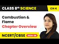 Combustion and Flame - Chapter Overview | Class 8 Science Chapter 4 | CBSE 2024-25