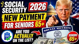 Social Security 2026 — New Payment for Seniors 65+ Are You Actually on the List