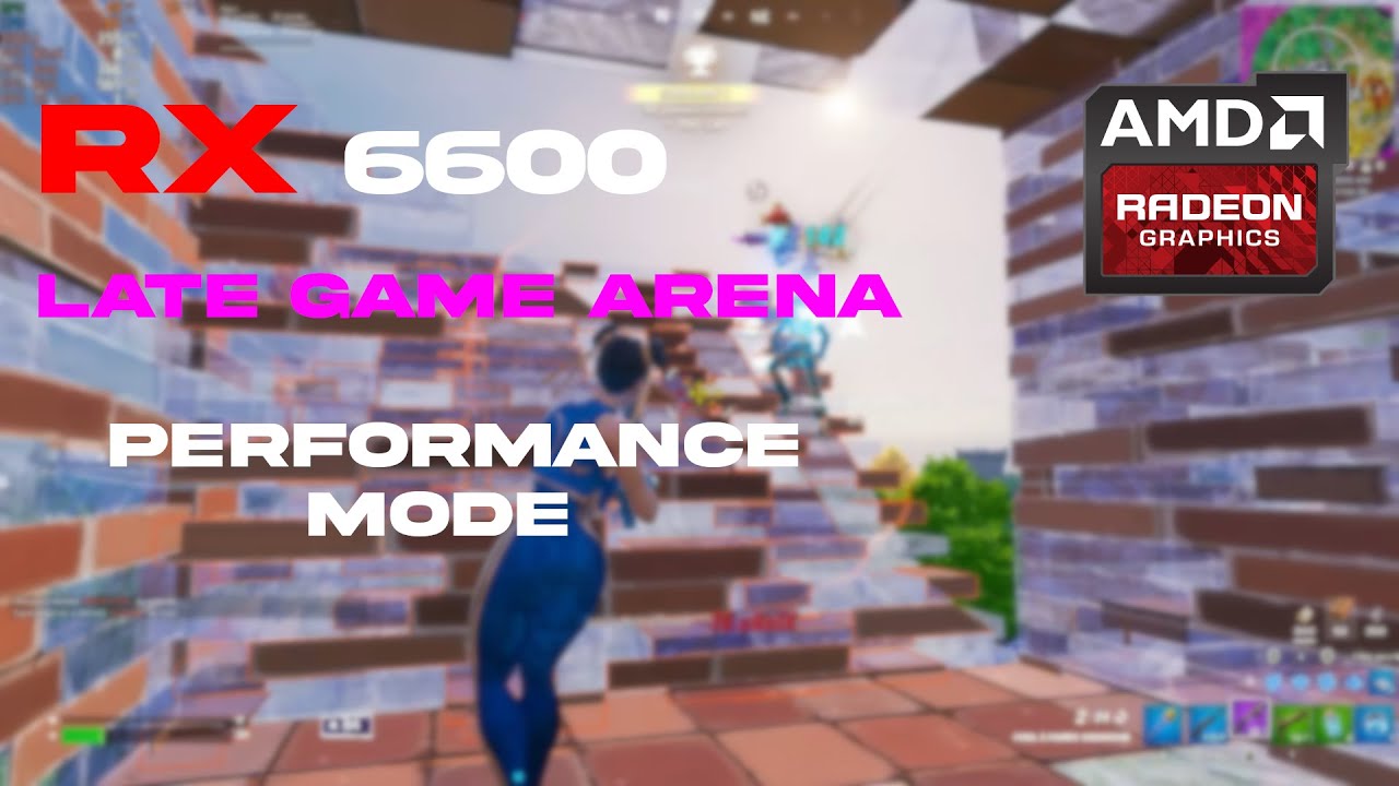 RX 6600 + ryzen 5 5500 | Fortnite CHAPTER 4 S1 | LATE GAME ARENA ...