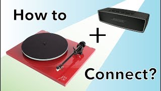 How to Connect your Portable Speaker to a Turntable / Record Player?