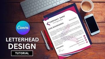 Letterhead Design In Canva - Tutorial
