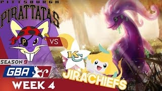 GBA S9W4 Pittsburgh Pirattatas(2-1) vs Kansas City Jirachiefs(2-1)