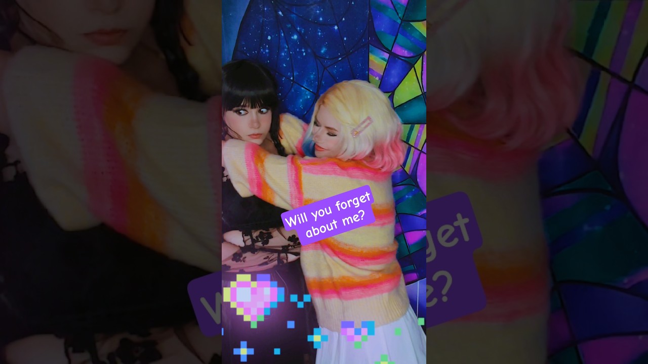 Will you forget about me? | Wednesday & Enid @nikkihatsunecosplay #cosplay #shorts #wednesday