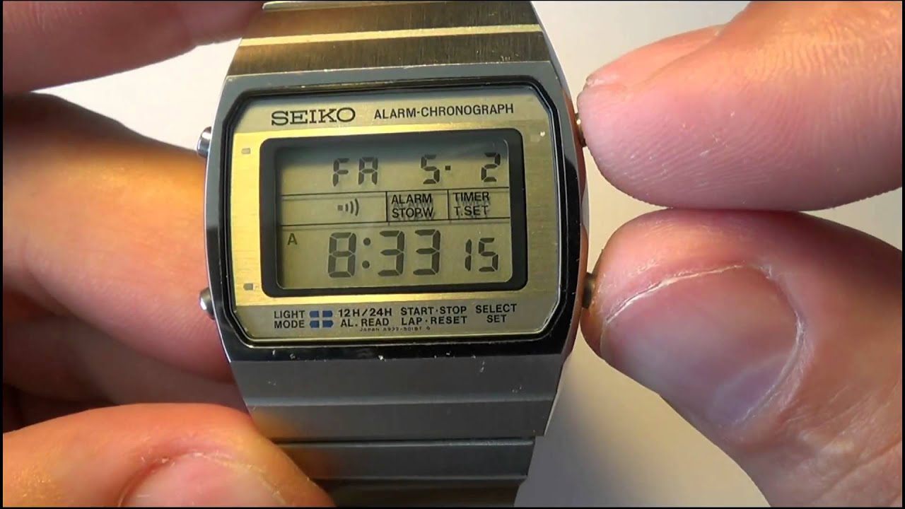 Vintage Seiko A939 5010 watch - Video Review - YouTube