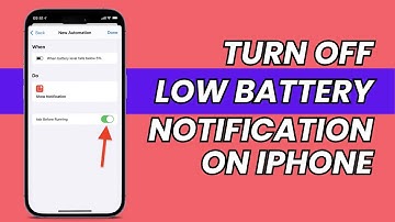 How To Turn Off Low Battery Notification on ANY iPhone (EASY)