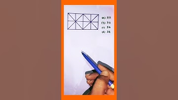 Counting triangles tricks | Figure counting tricks #maths #countingfigures #figurecounting